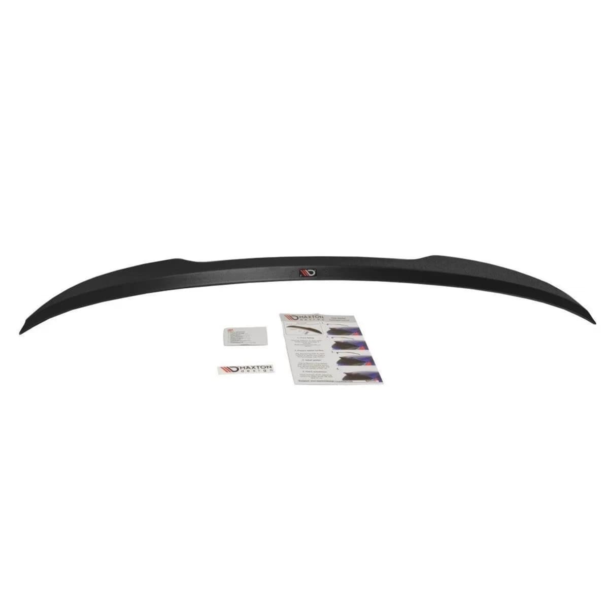 Maxton Design spoiler suitable for trunk for BMW 5 Series G30 after 2017, black lacquer