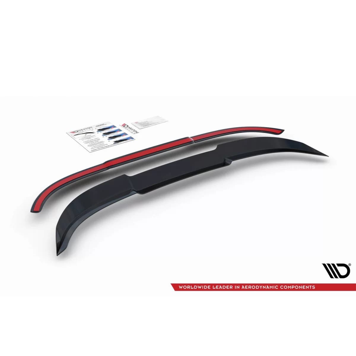 Maxton Design M Technik spoiler suitable for BMW X2 F39 trunk after 2016, black lacquer