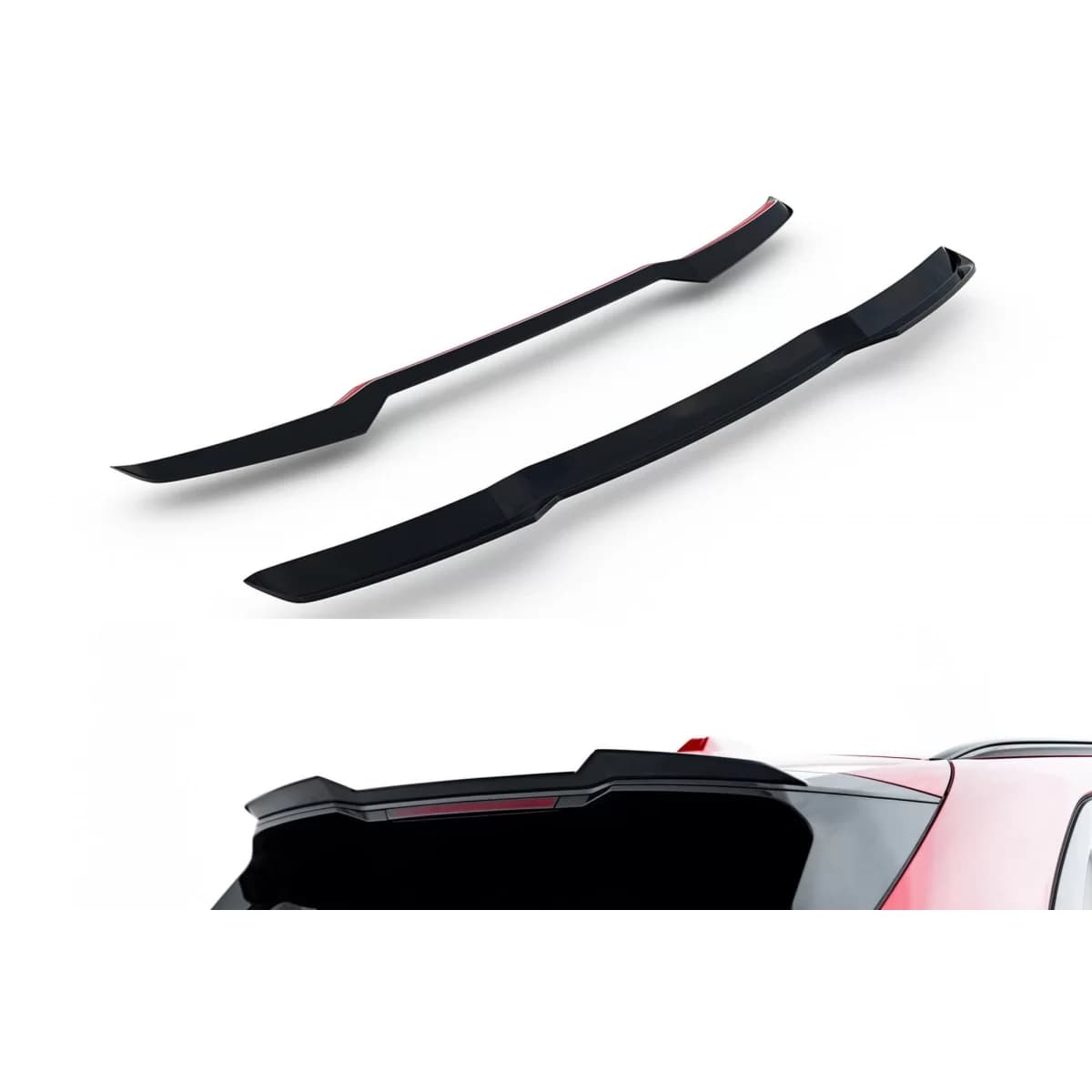 Maxton Design roof spoiler suitable for BMW X3 G45 with M package after 2024, black lacquer