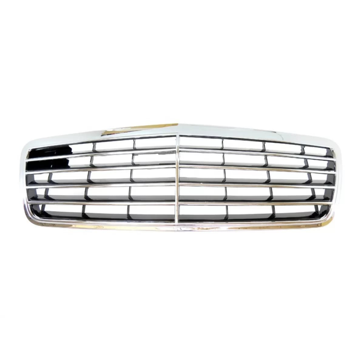 Chrome/black grille suitable for Mercedes E-Class W210 1999-2002