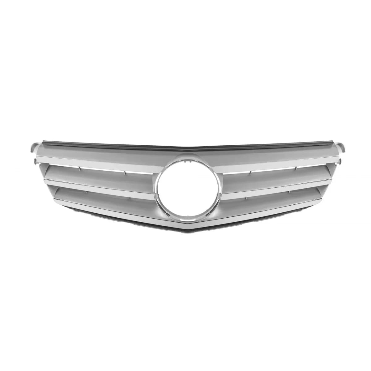 Chrome/gray grille type Avantgarde suitable for Mercedes C-Class W204 sedan, wagon, coupe 2007-2014