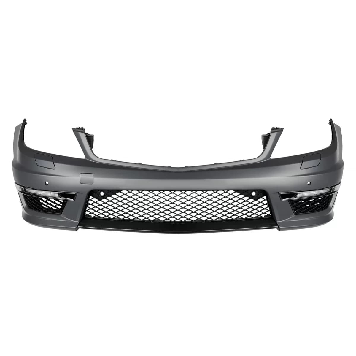 Front A design bumper suitable for Mercedes C-Class W204 2007-2014 sedan, estate with PDC, with washers, with DRL daytime running lights