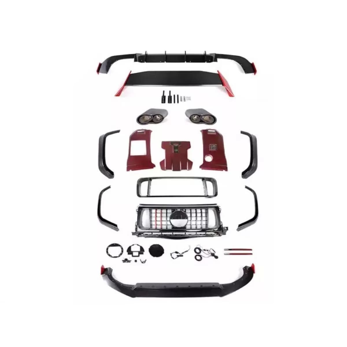 Carbon BRBS 900 package suitable for Mercedes G-Class W464 2018-2024 for the model equipped with BRABUS bumpers