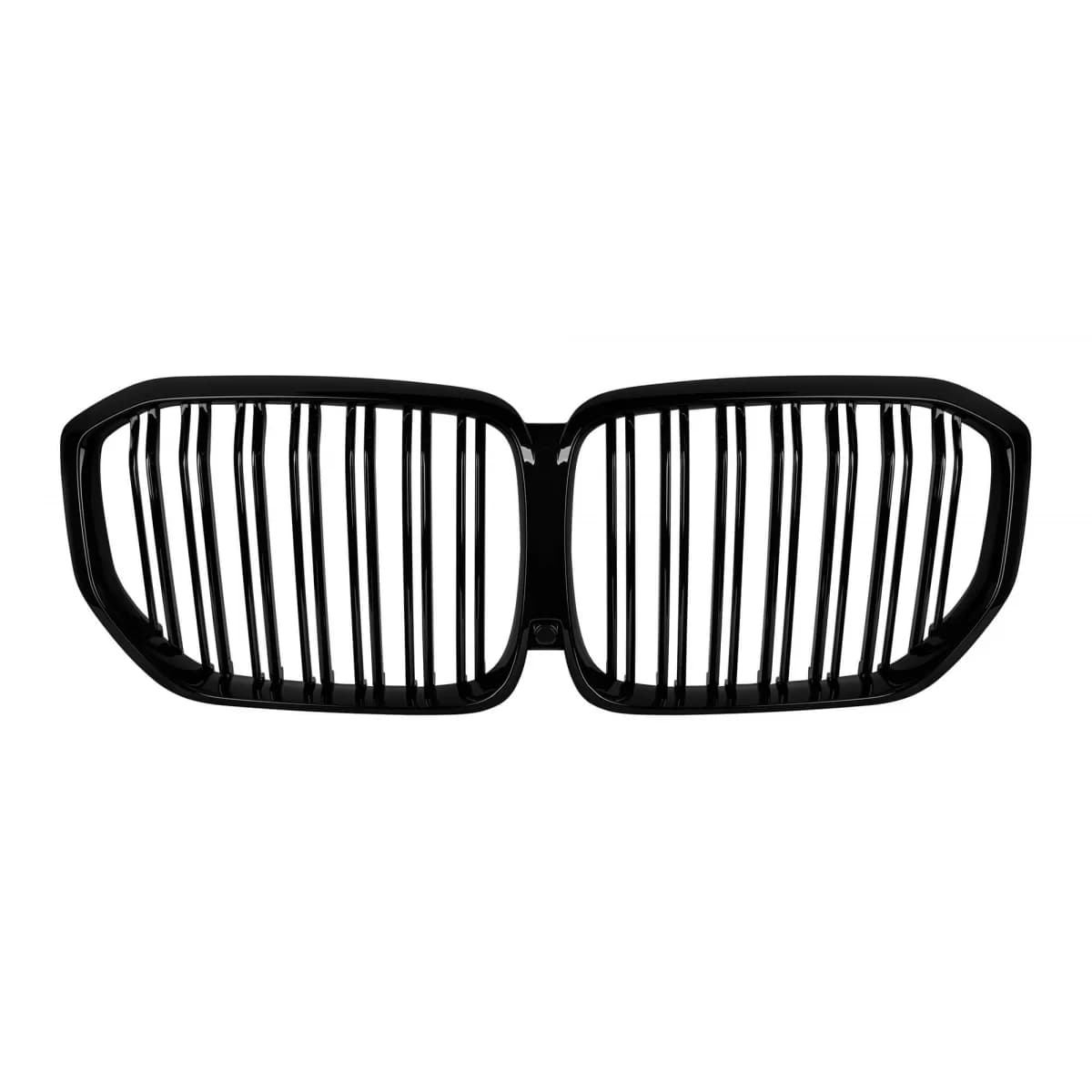 Double slat kidney grilles in black lacquer suitable for BMW X5 G05 2019-2022