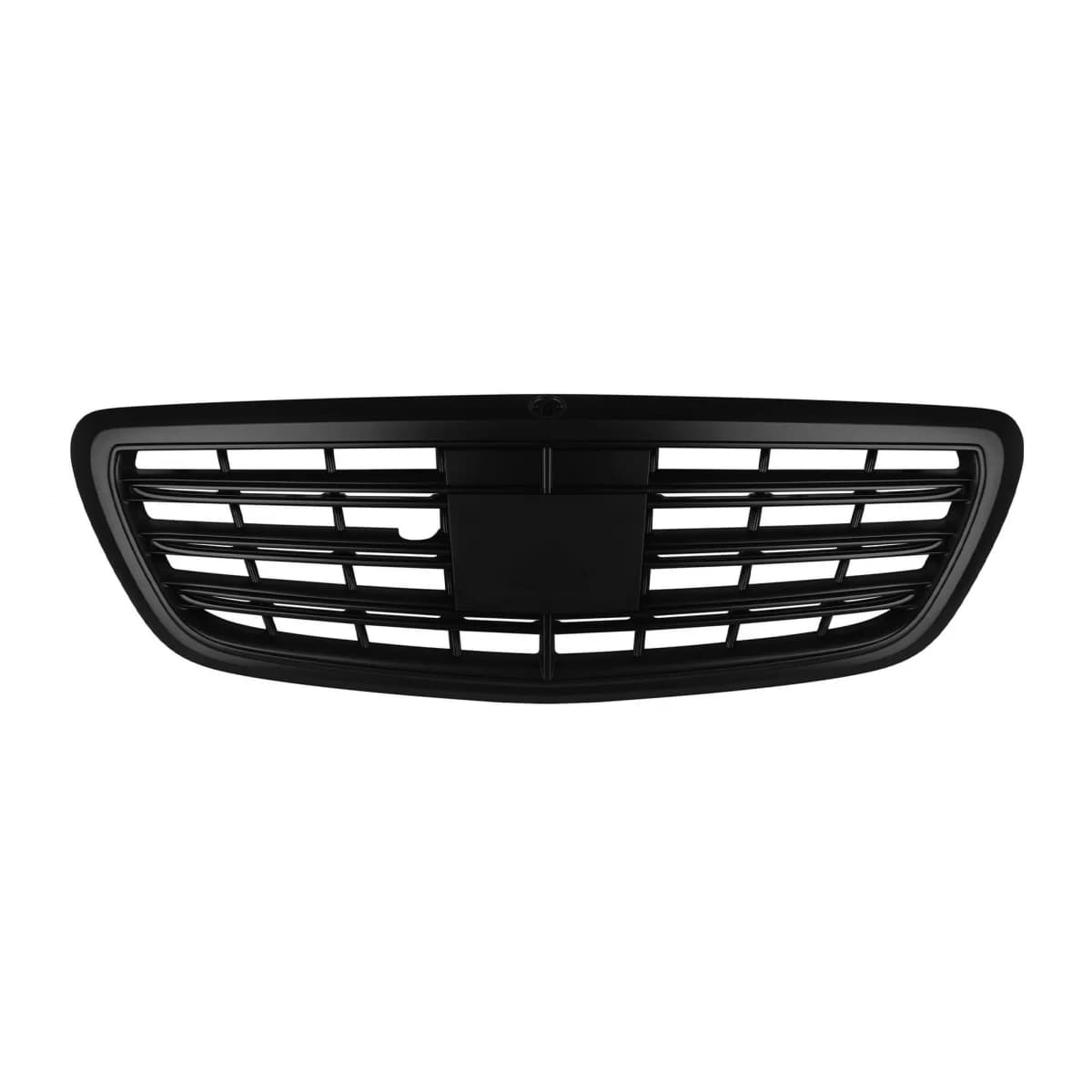 Black matte grille type A Design suitable for Mercedes S-Class W222 2013-2020 for the model with Distronic and Night Vision