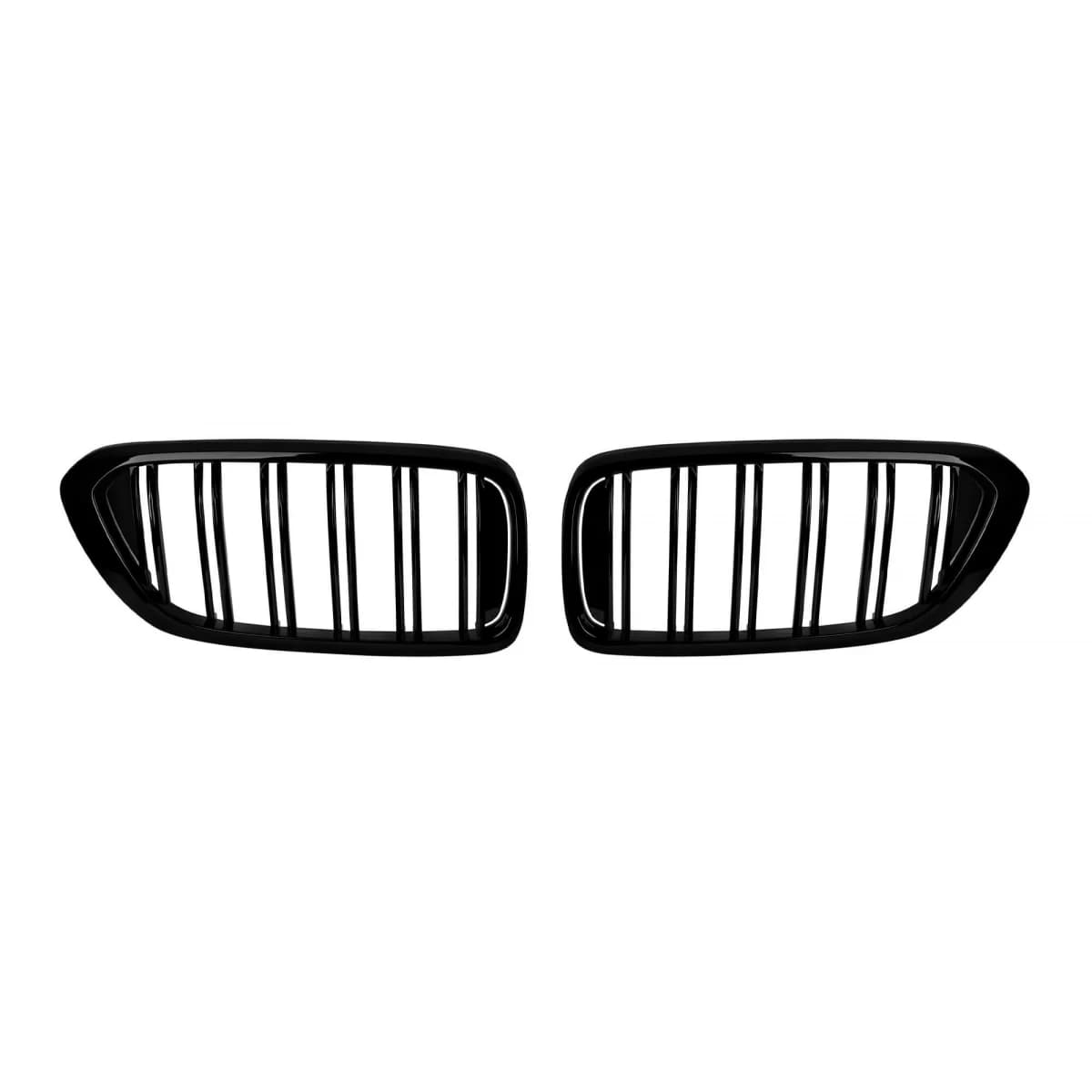 Double slat kidney grilles in black lacquer suitable for BMW 6 Series GT G32 2017-2020