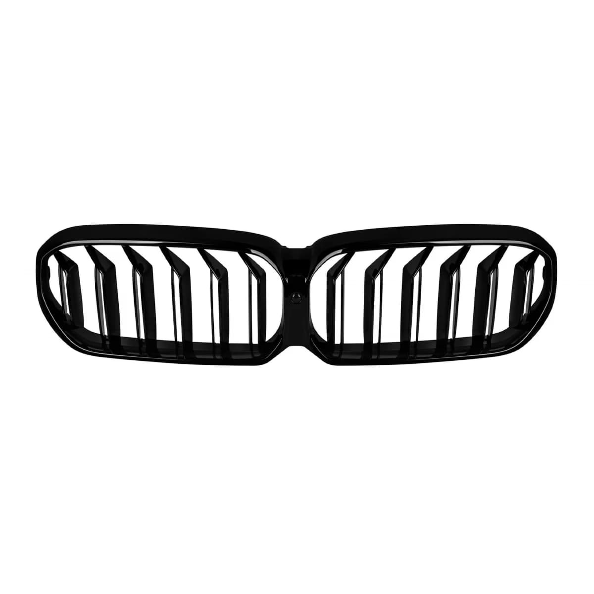 Double slat kidney grilles in black lacquer suitable for BMW 5 Series G30 sedan, G31 touring after 2020