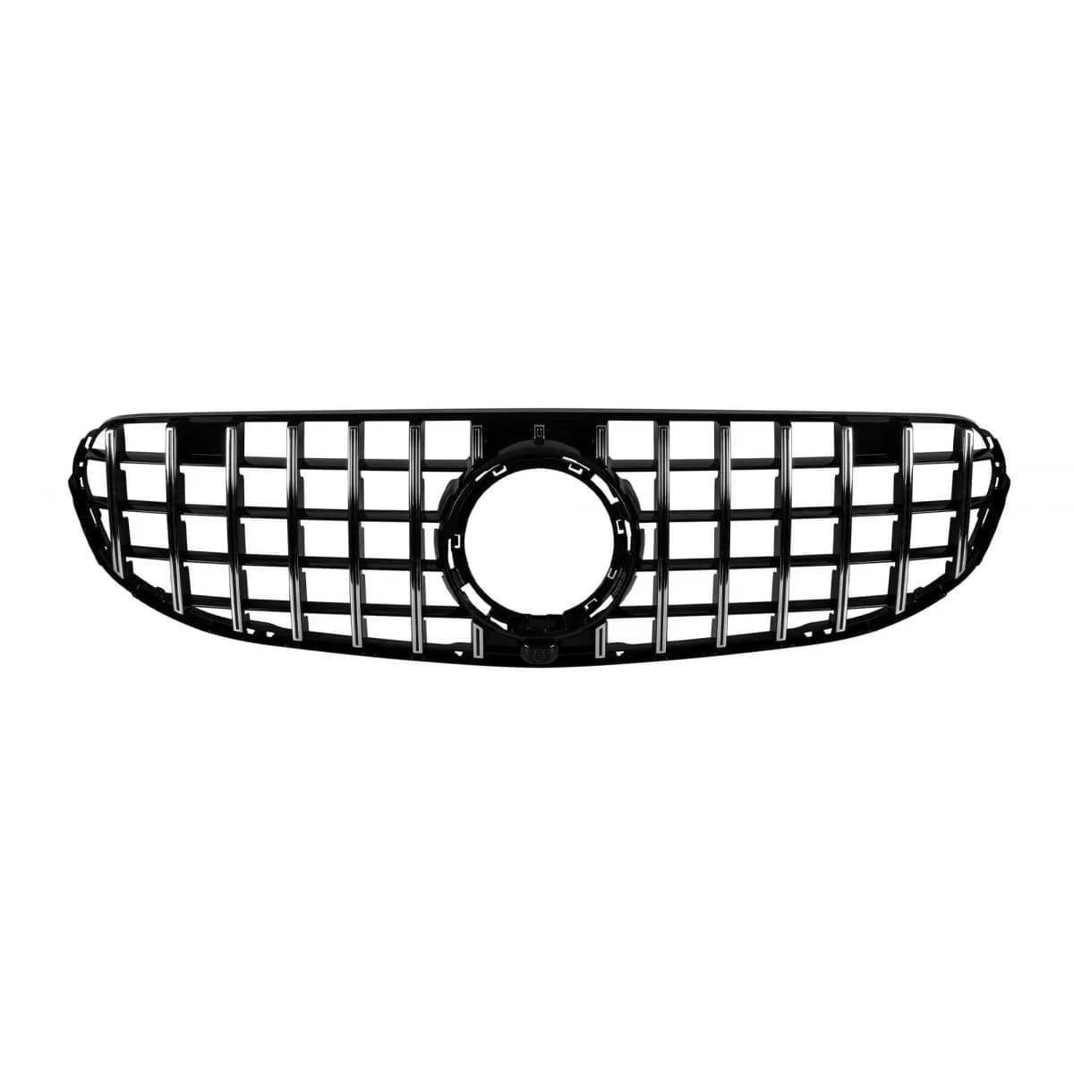 Chrome/black GT style grille suitable for Offroad package for Mercedes GLC SUV X253, GLC Coupe C253 after 2019