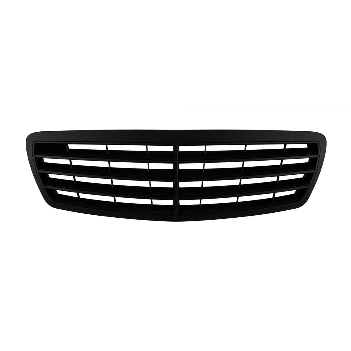 Black matte grille suitable for Mercedes E-Class W211 sedan, wagon 2002-2006