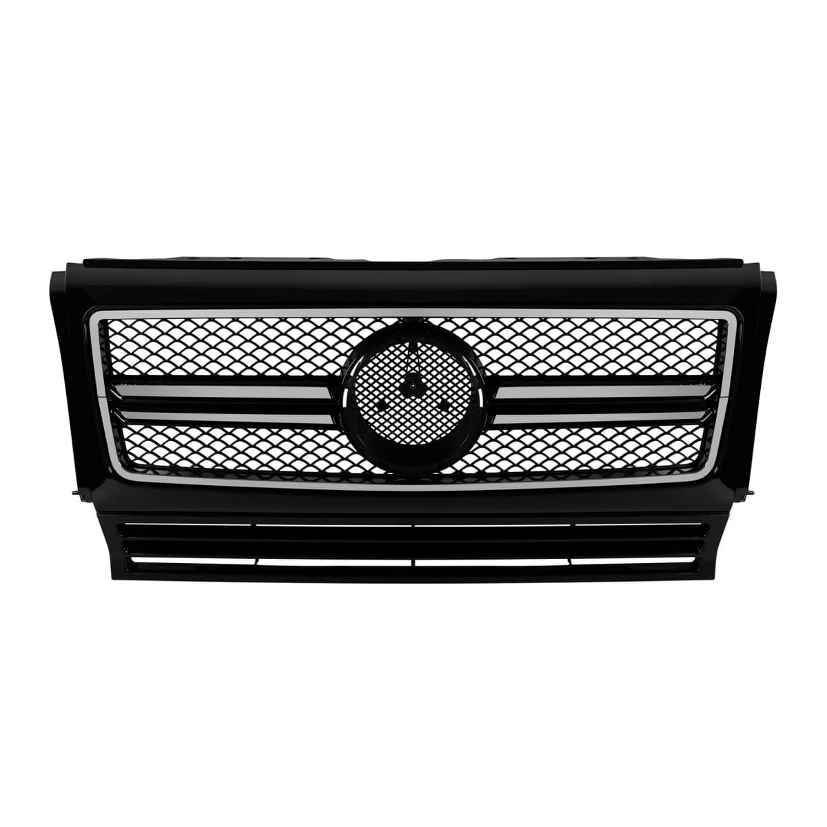 CHROME/BLACK GRILLE TYPE A Design suitable for MERCEDES G CLASS W463 1990-2018