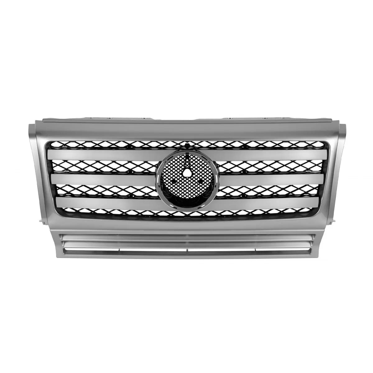 Chrome/gray grille with three beams suitable for Mercedes G-Class W463 1990-2018