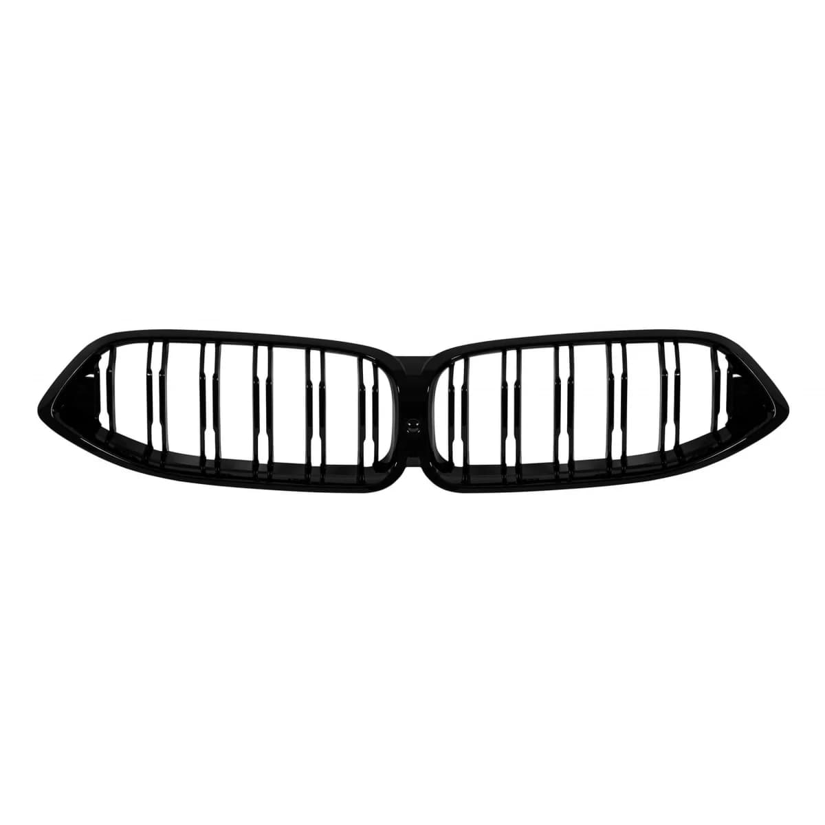 Double slat kidney grilles in black lacquer suitable for BMW 8 Series G14 convertible, G15 coupe, G16 Gran Coupe 2019-2023