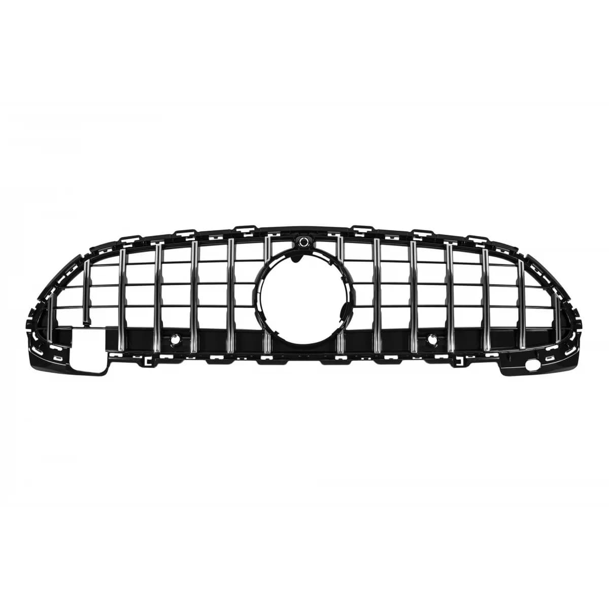 Chrome/black GT style grille suitable for Mercedes C-Class W206 sedan, S206 estate after 2021, suitable for A Design sport package bumper