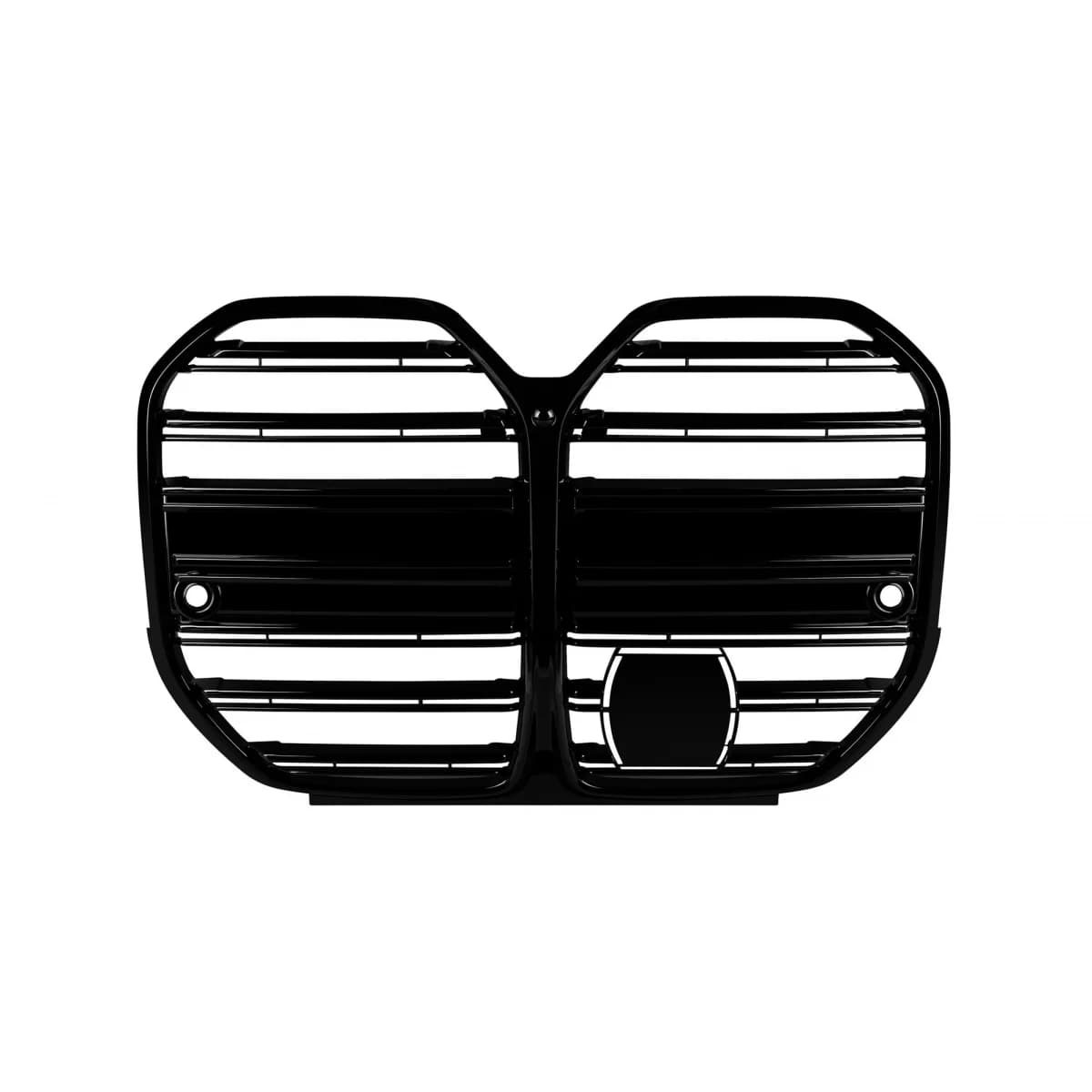 M4 type double slats kidney grilles in black lacquer suitable for BMW 4 Series G26 Gran Coupe after 2021