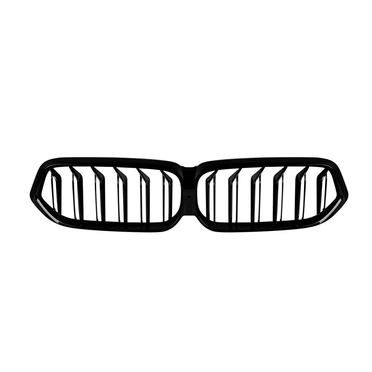 Double slat kidney grilles in black lacquer suitable for BMW 6 Series GT G32 after 2020