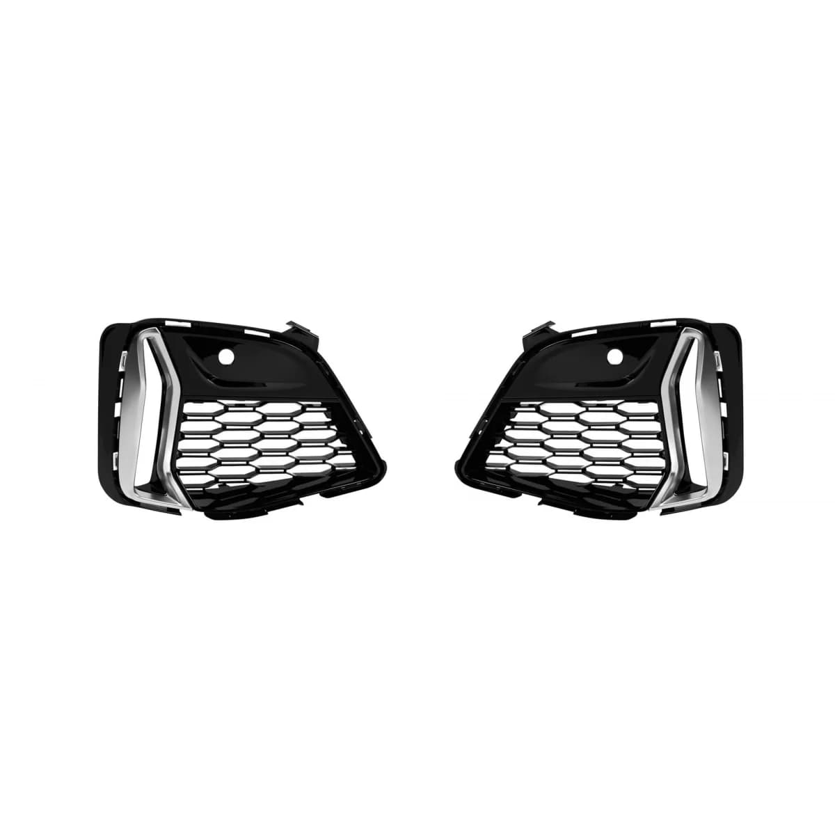 M340 type grille set with gray frame suitable for front M bumper BMW 3 Series G20 sedan, G21 touring after 2019
