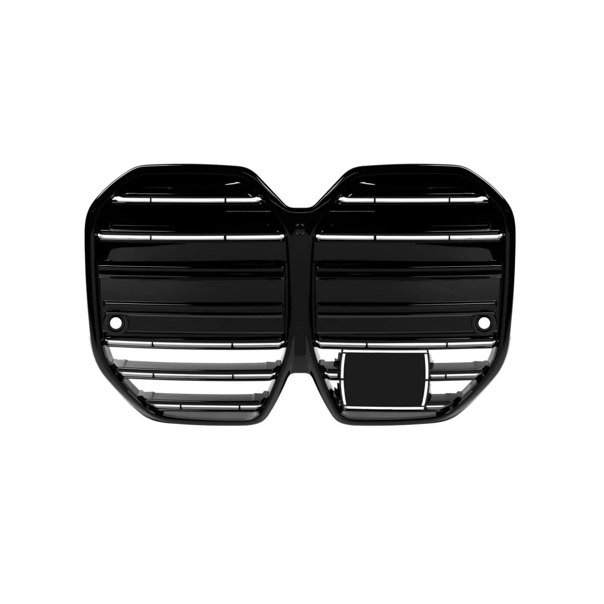 Double slat kidneys in black lacquer suitable for BMW i4 G26 after 2022