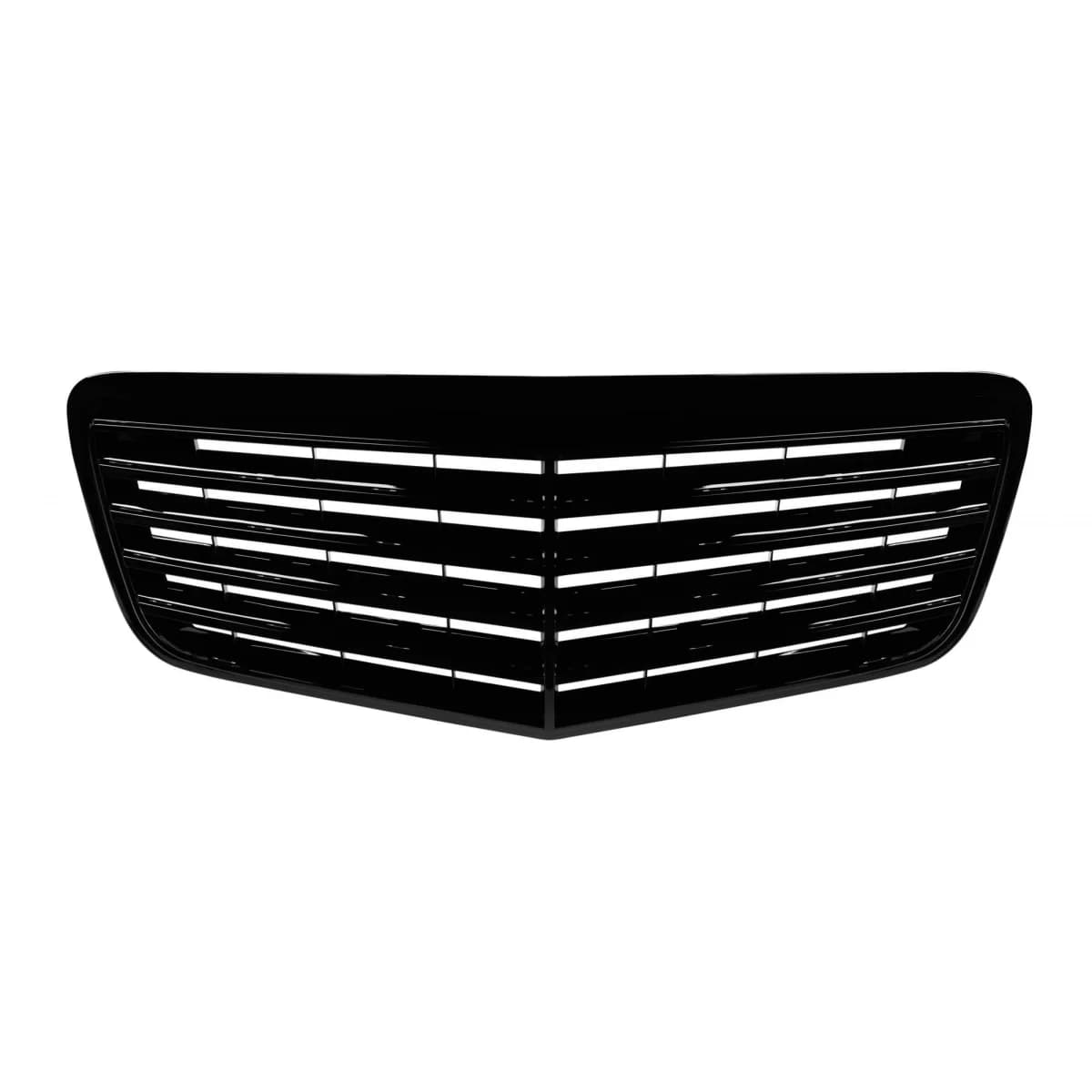 Black lacquer grille suitable for Mercedes E-Class W211 sedan, wagon 2007-2009