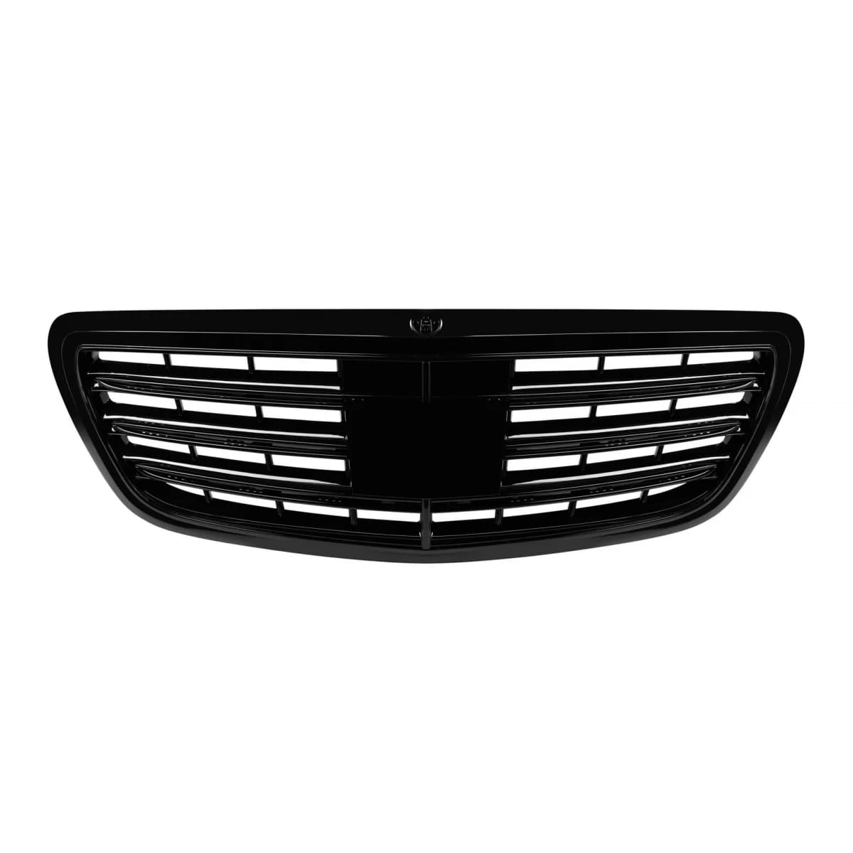 Black lacquer grille type A Design suitable for Mercedes S-Class W222 2013-2020 without Night Vision
