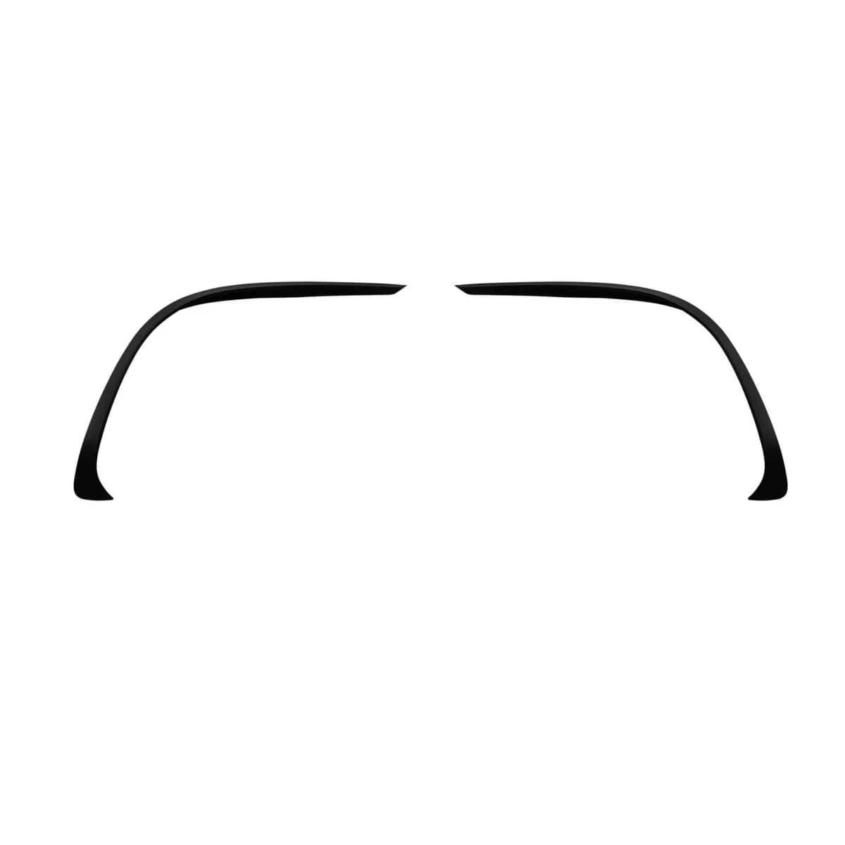 Aero strips type 63 suitable for front A design bumper of Mercedes C-Class W206, S206 after 2021, black lacquer