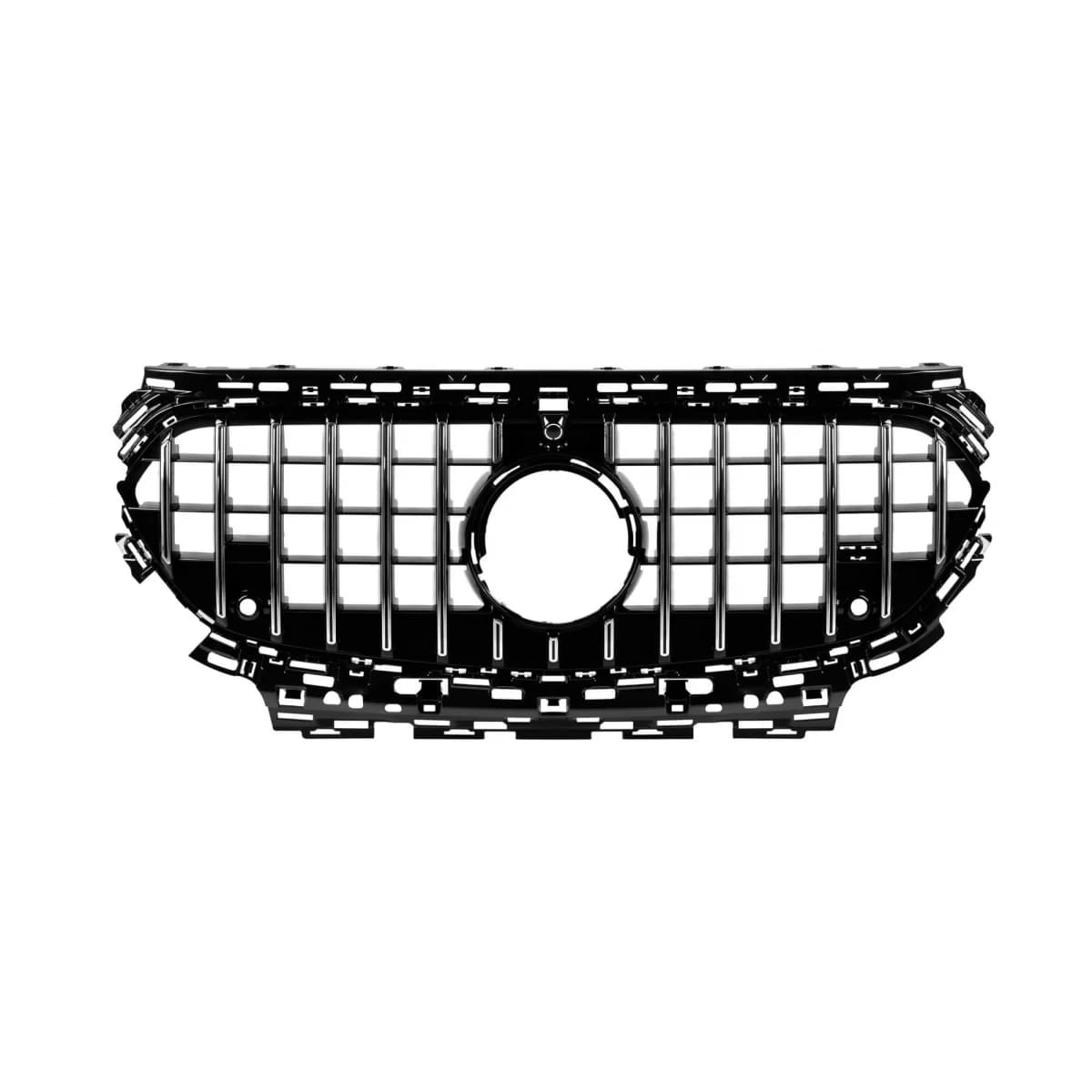 Chrome/black GT style grille suitable for Mercedes E-Class W214, S214 after 2024