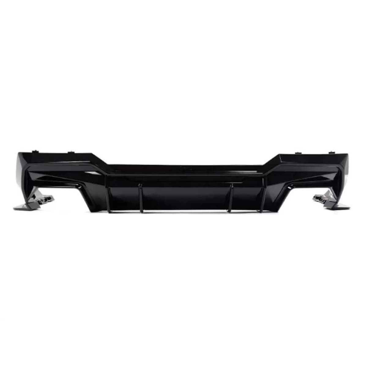Tuning diffuser suitable for rear M bumper of BMW 4 Series G22 coupe after 2020, black lacquer