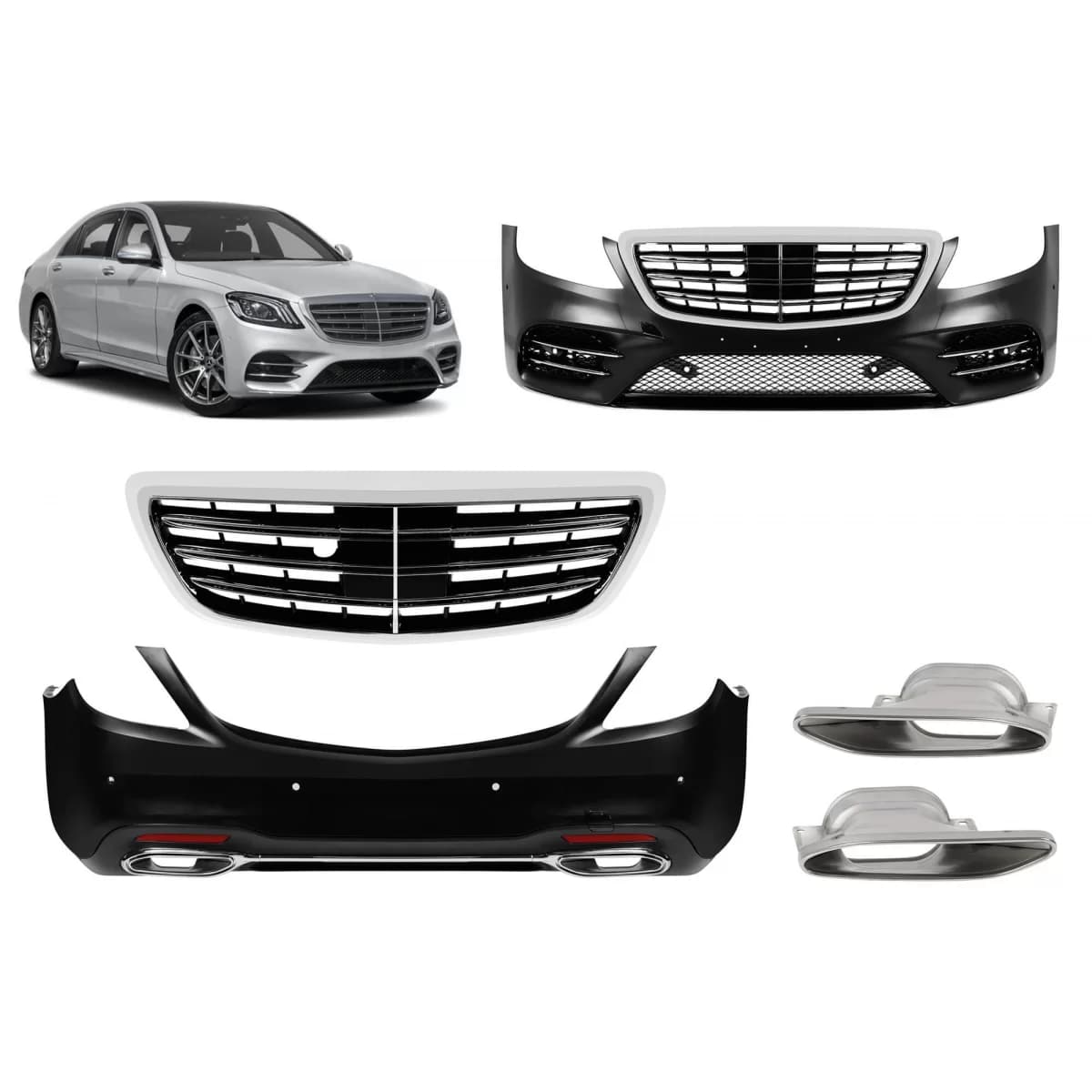 450 style tuning kit suitable for Mercedes S-Class W222 2017-2020
