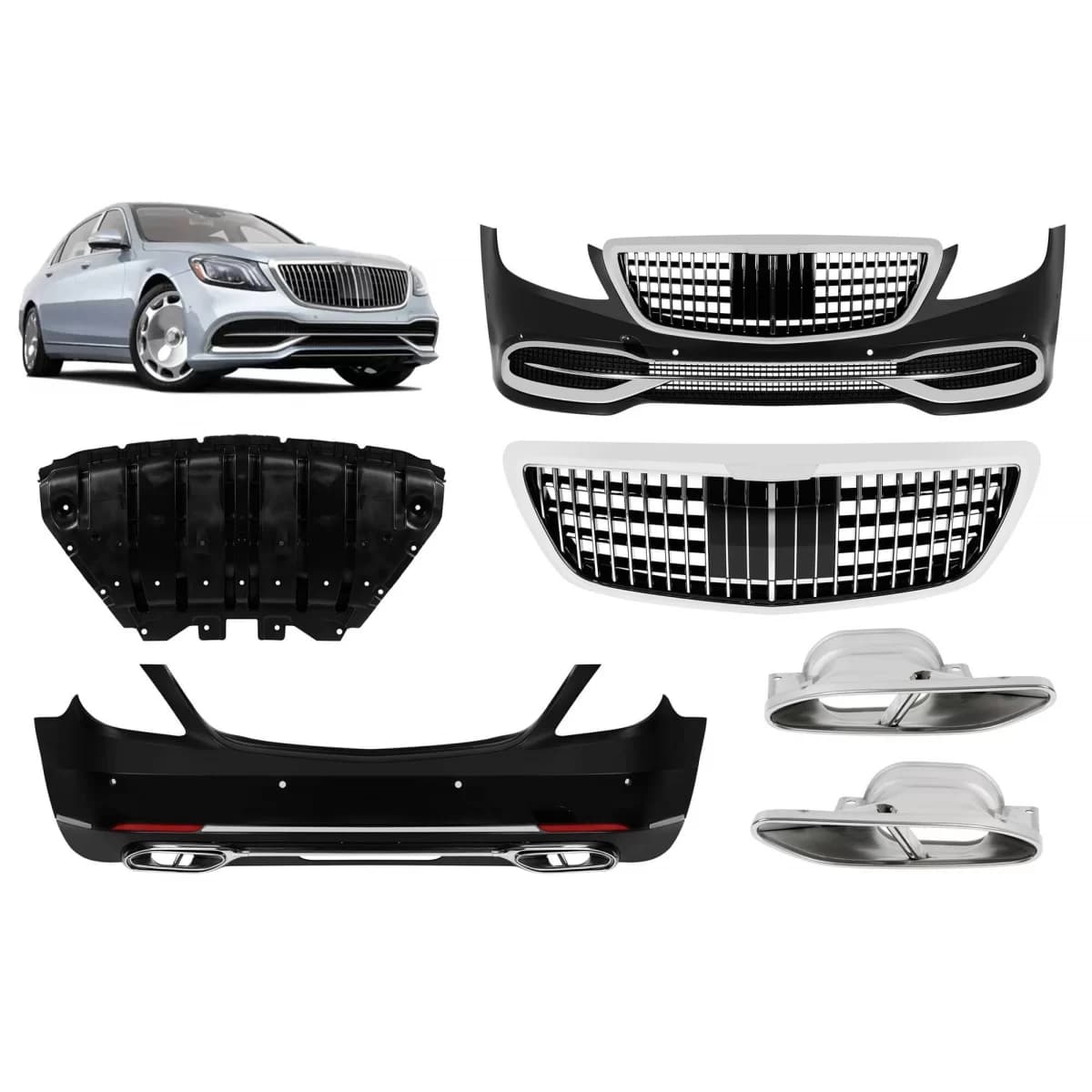 560 style tuning kit suitable for Mercedes S-Class W222 2017-2020