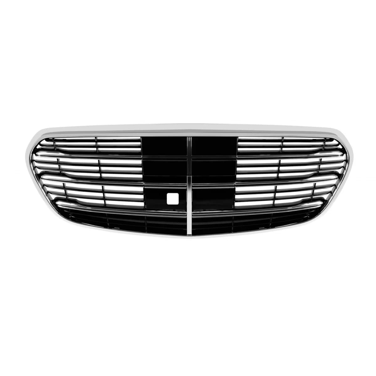 Chrome/black grille suitable for Mercedes S-Class W223 after 2020 with opening for camera