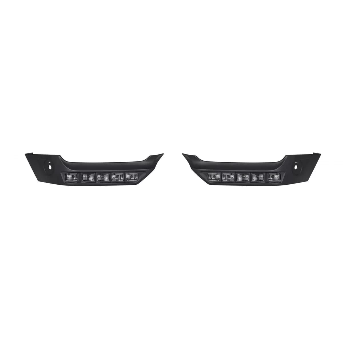 Additives for BRABUS 4x4 type spoiler with DRL lights suitable for front A Design bumper Mercedes G-Class W463 1989-2018, unpainted