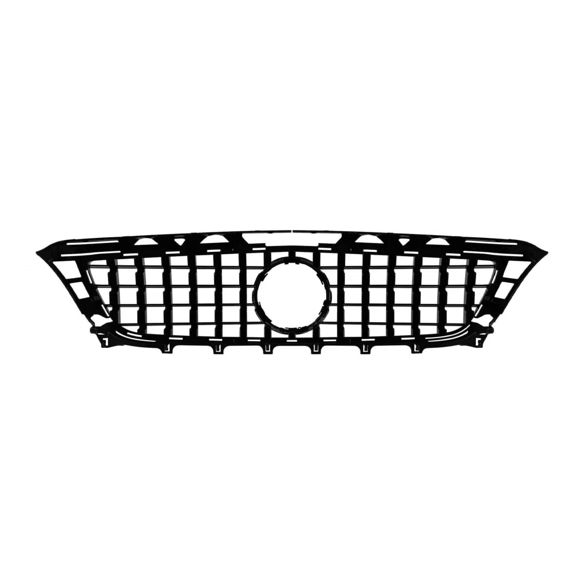 GT type chrome/black grille set and center grille suitable for Mercedes CLS C218 2011-2014 equipped with standard bumper