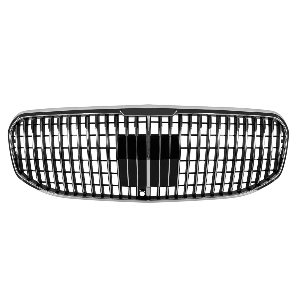 Chrome/black Maybach style grille suitable for Mercedes GLS X167 2020-2023 for the model with Distronic