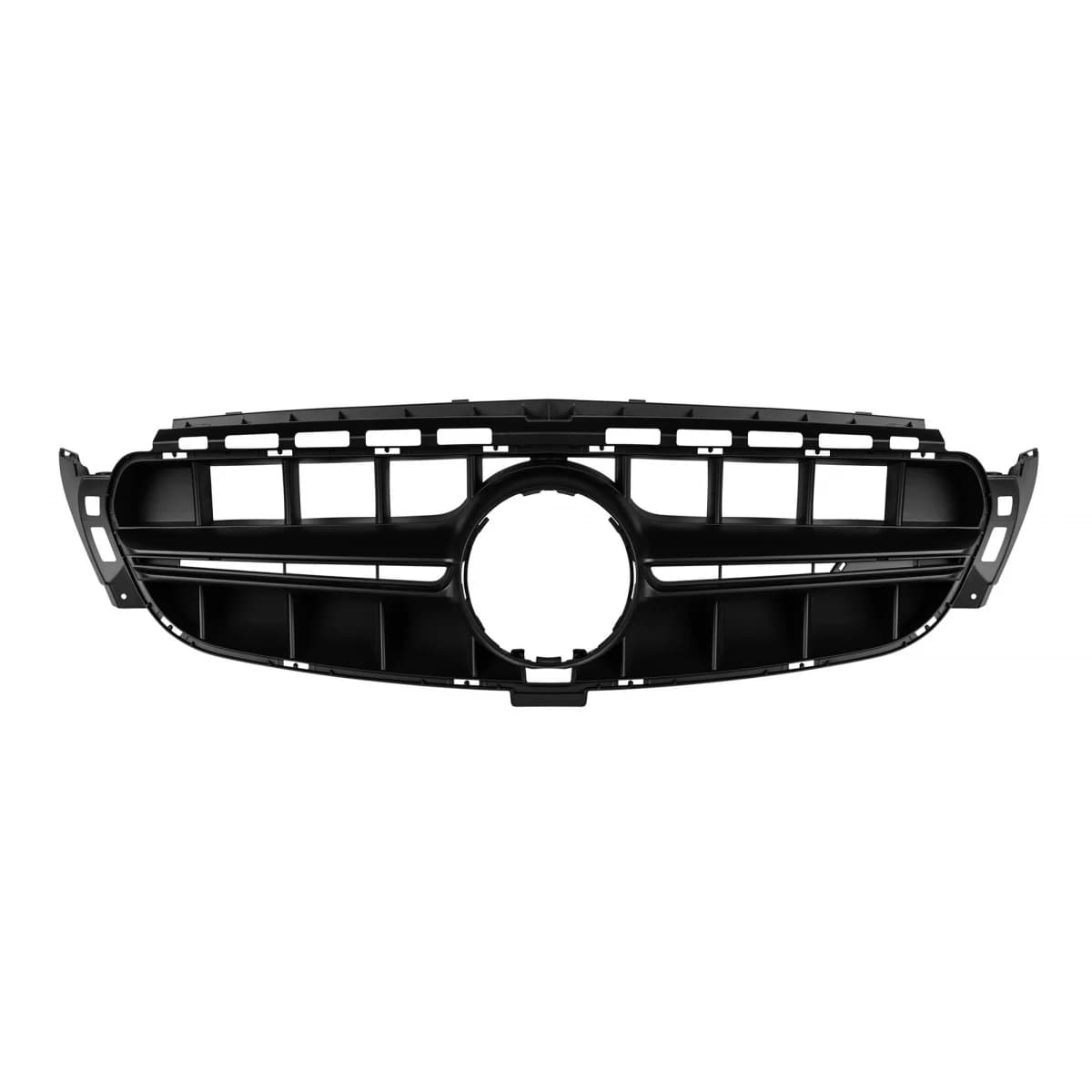 Black matte grille type E63 A Design suitable for Mercedes E-Class W213 sedan, S213 estate 2016-2019 for the model with E63 A Design bumper