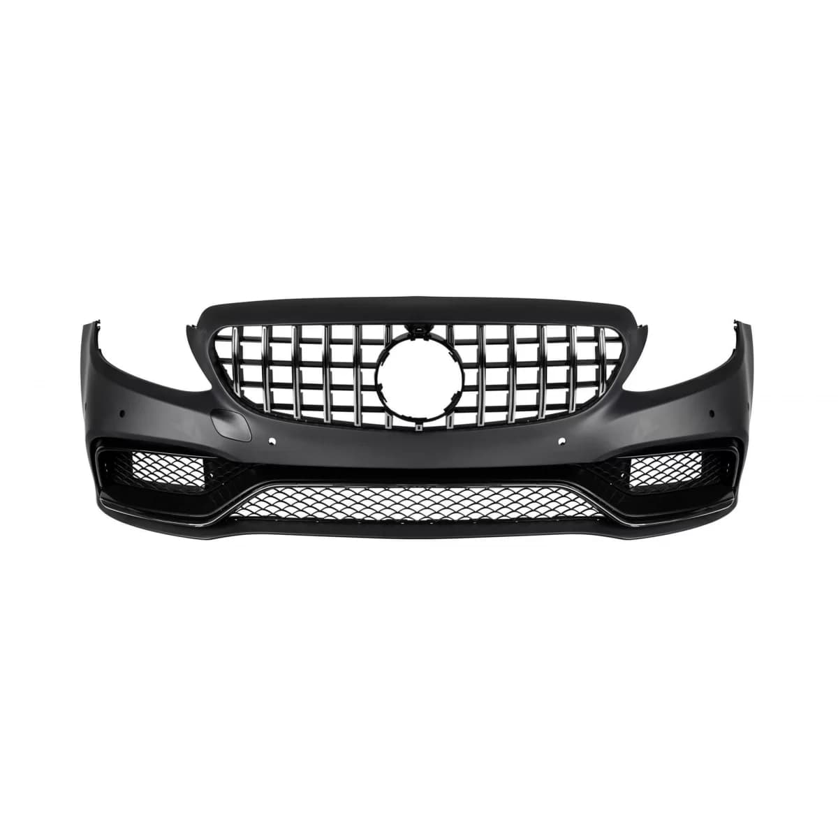 Front A Design bumper suitable for Mercedes C-Class W205, S205 2013-2018 with PDC