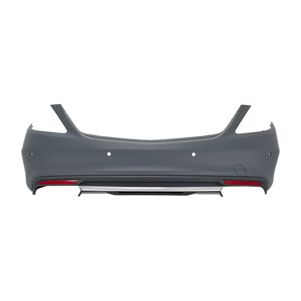 Rear A Design bumper type S63/S65 suitable for Mercedes S-Class W222 2014-2017 with PDC with dual diffuser, for dual exhaust -oo--oo-