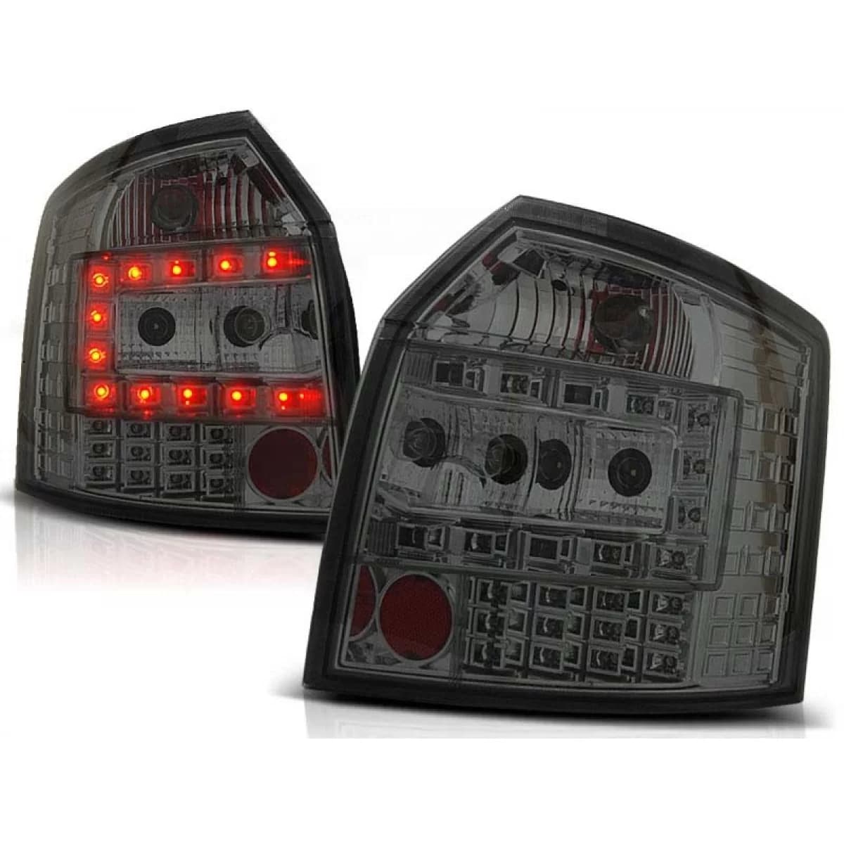 Tuning LED tail light set suitable for Audi A4 10.2000-10.2004 estate, left and right