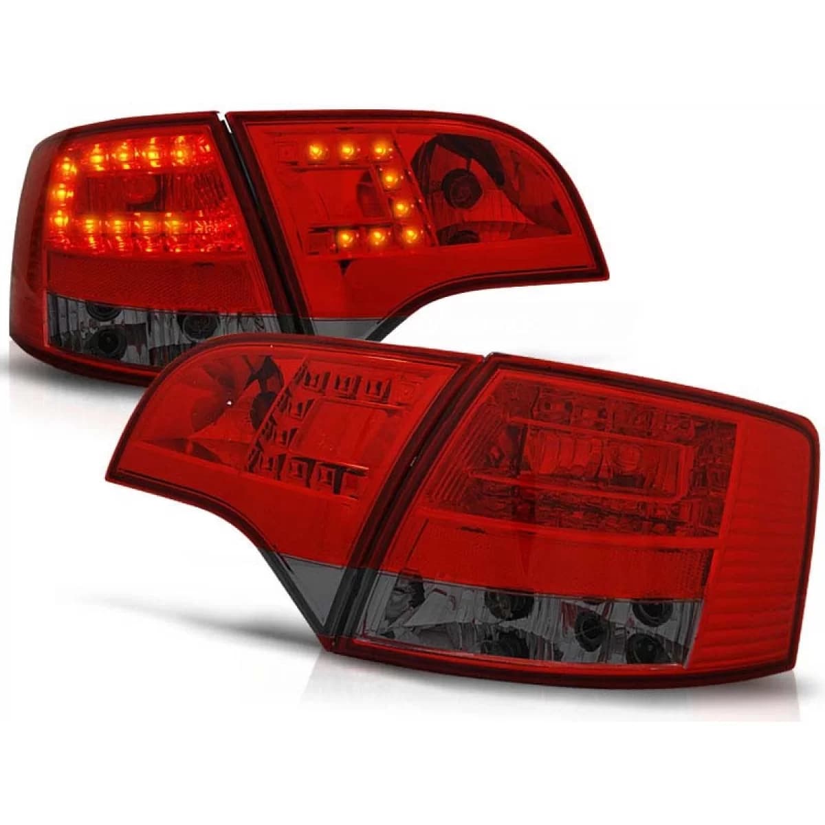 LED tuning tail light set suitable for Audi A4 B7 11.2004-03.2008 estate, left and right