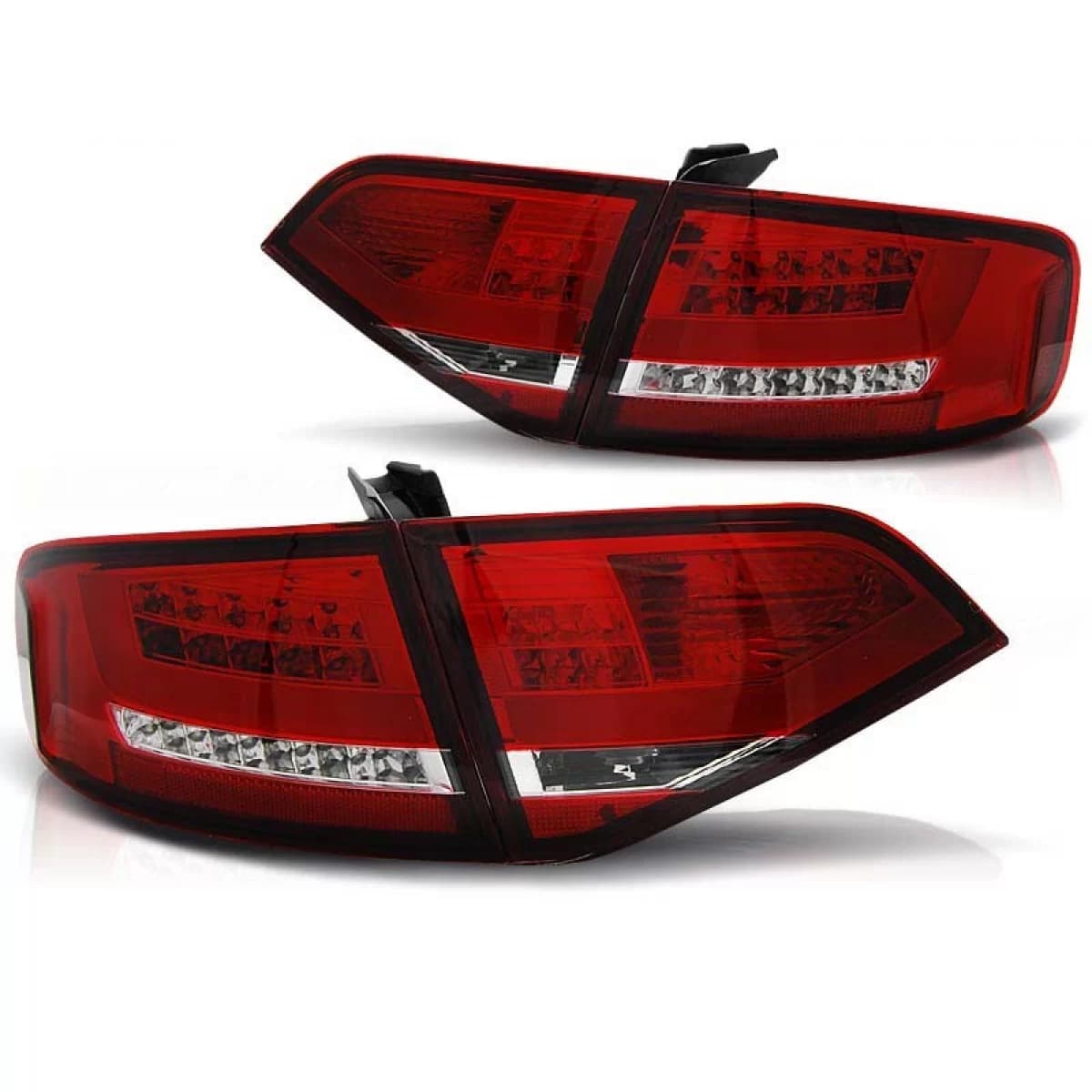 Tuning LED tail light set suitable for Audi A4 B8 2008-2011 sedan, version without factory LED tail lights, left and right