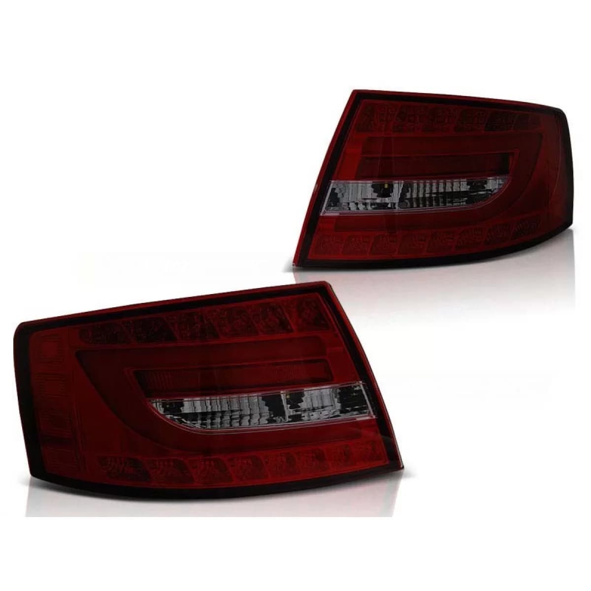 Tuning LED tail light set suitable for Audi A6 C6 04.2004-2008 sedan, version with factory LED tail lights (7-pin connector), left and right