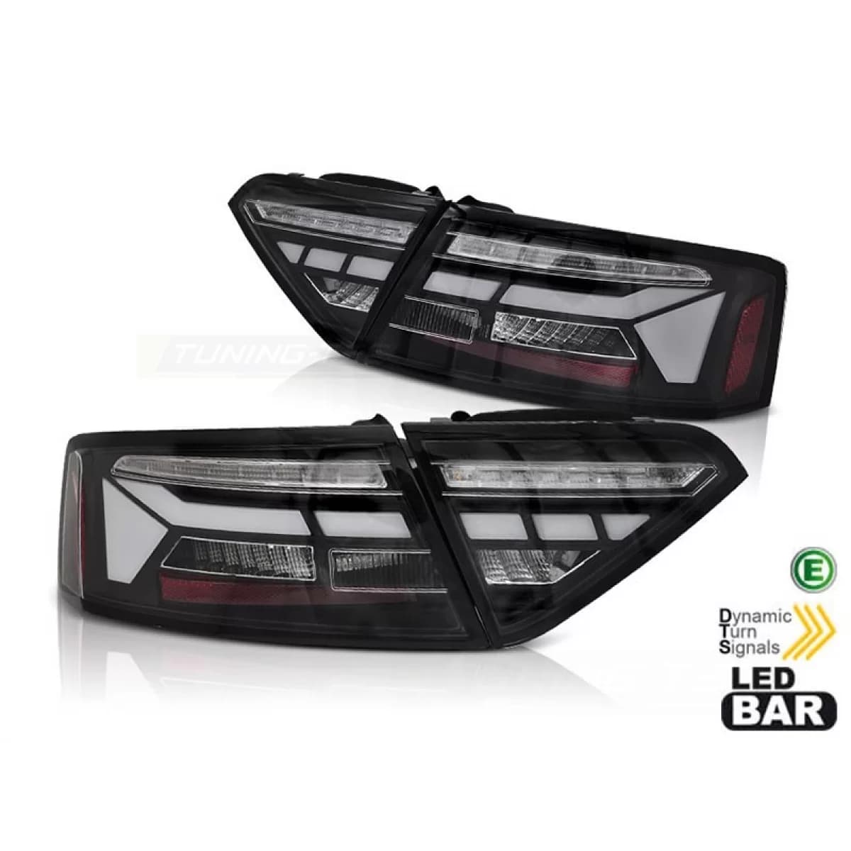 Tuning LED tail light set suitable for Audi A5 2011-2016 coupe, cabrio, sportback for the model with factory LED tail lights, left and right