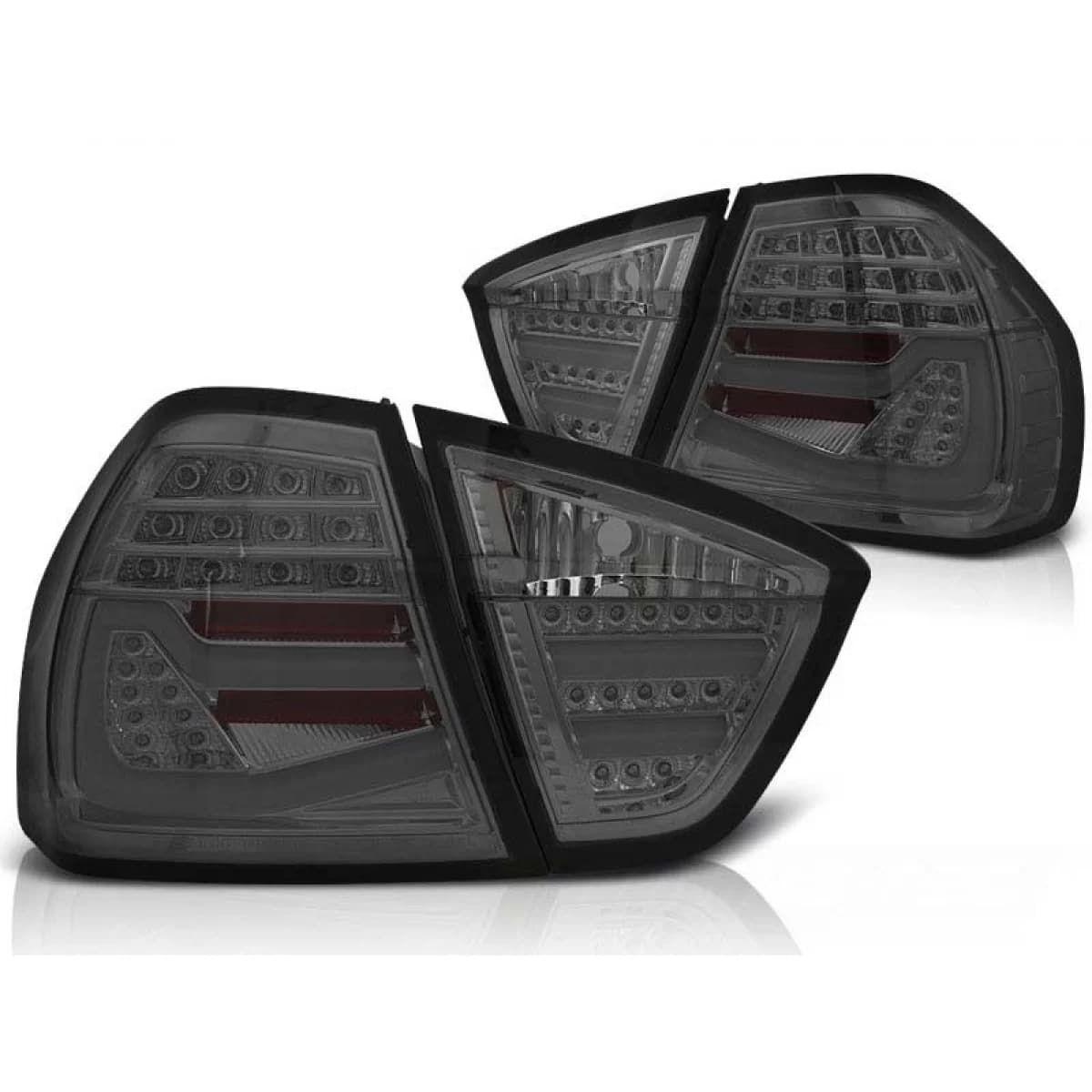 Tuning LED tail light set suitable for BMW 3 Series E90 03.2005-08.2008 smoked, left and right