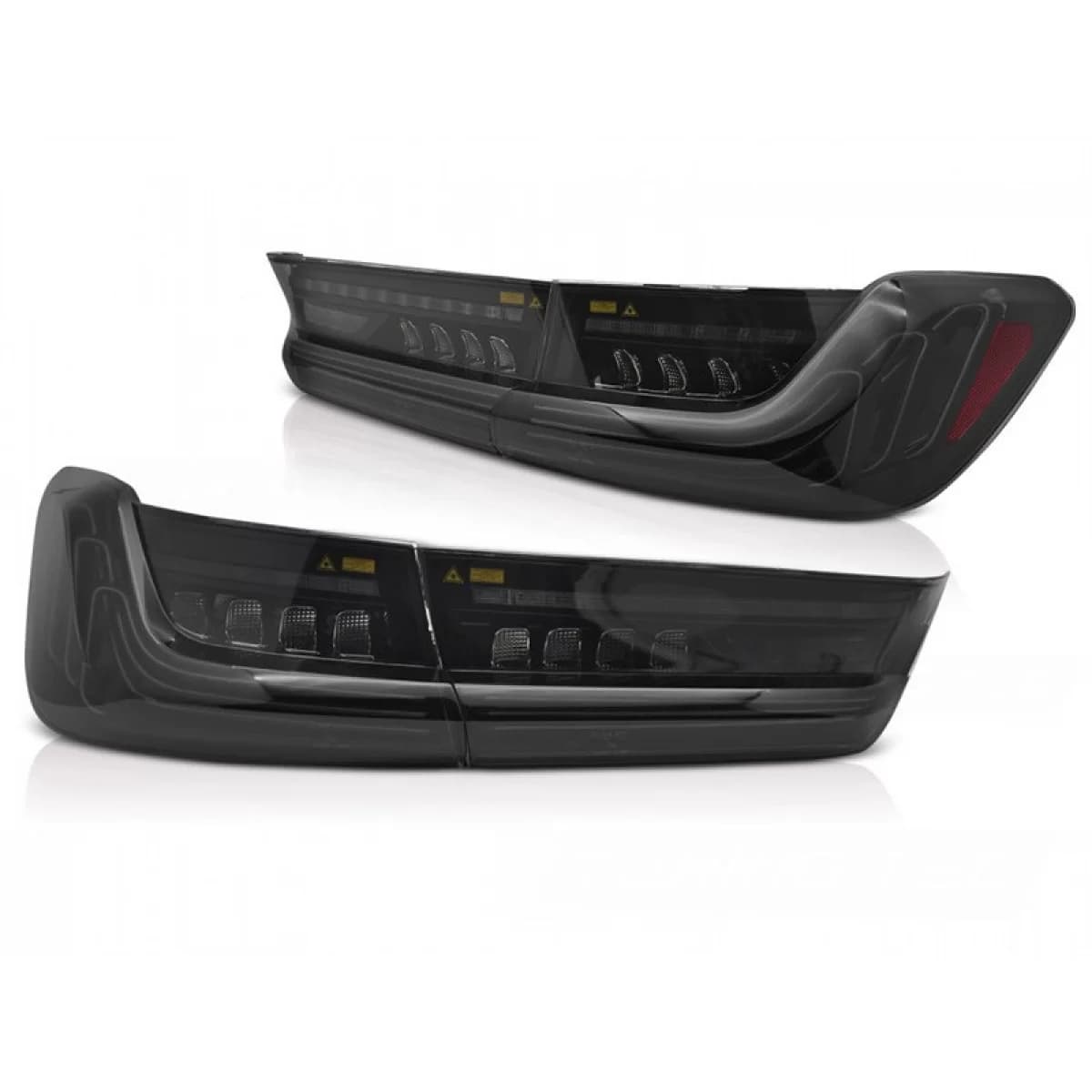 LED tail light set suitable for BMW 3 Series G20 sedan 2019-2022, with smoked base, left and right