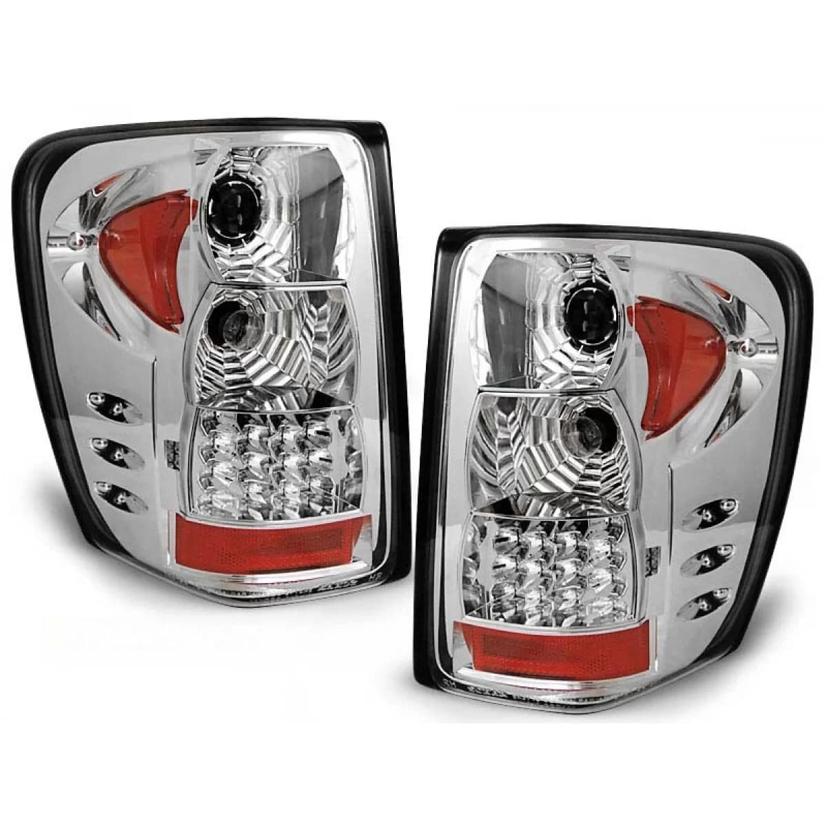 LED tuning tail light kit suitable for Jeep Grand Cherokee 1999-05.2005 with white base, left and right