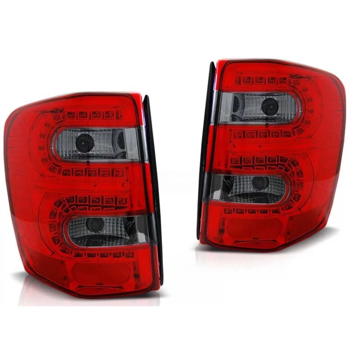 LED TUNING TAILLIGHTS SUITABLE FOR JEEP GRAND CHEROKEE 1999-05.2005 RED/SMOKED, LEFT AND RIGHT