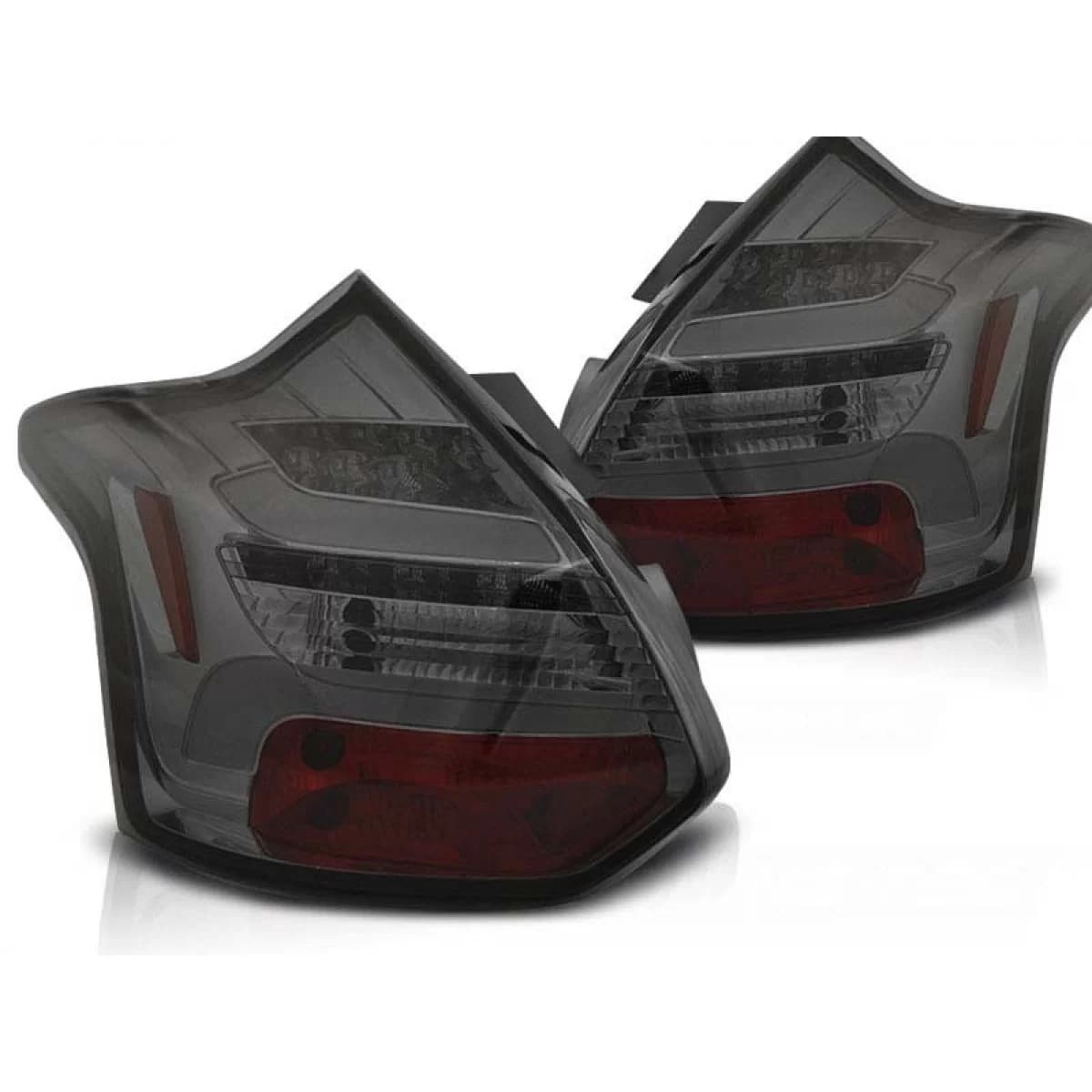 Tuning LED tail light kit suitable for Ford Focus III hatchback 2011-10.2014 smoked, left and right