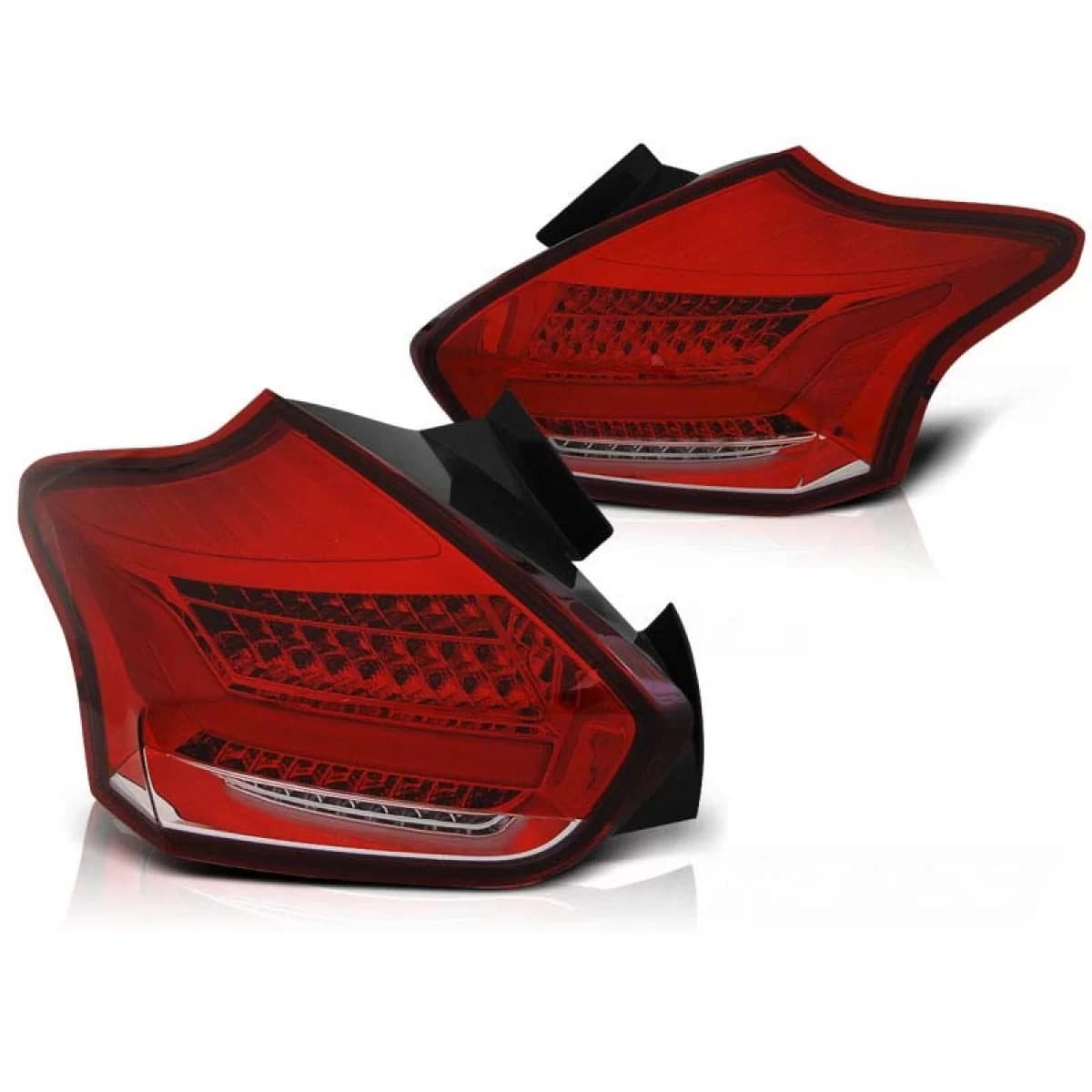 LED tuning tail light kit suitable for Ford Focus III hatchback after 2015 red/white, left and right