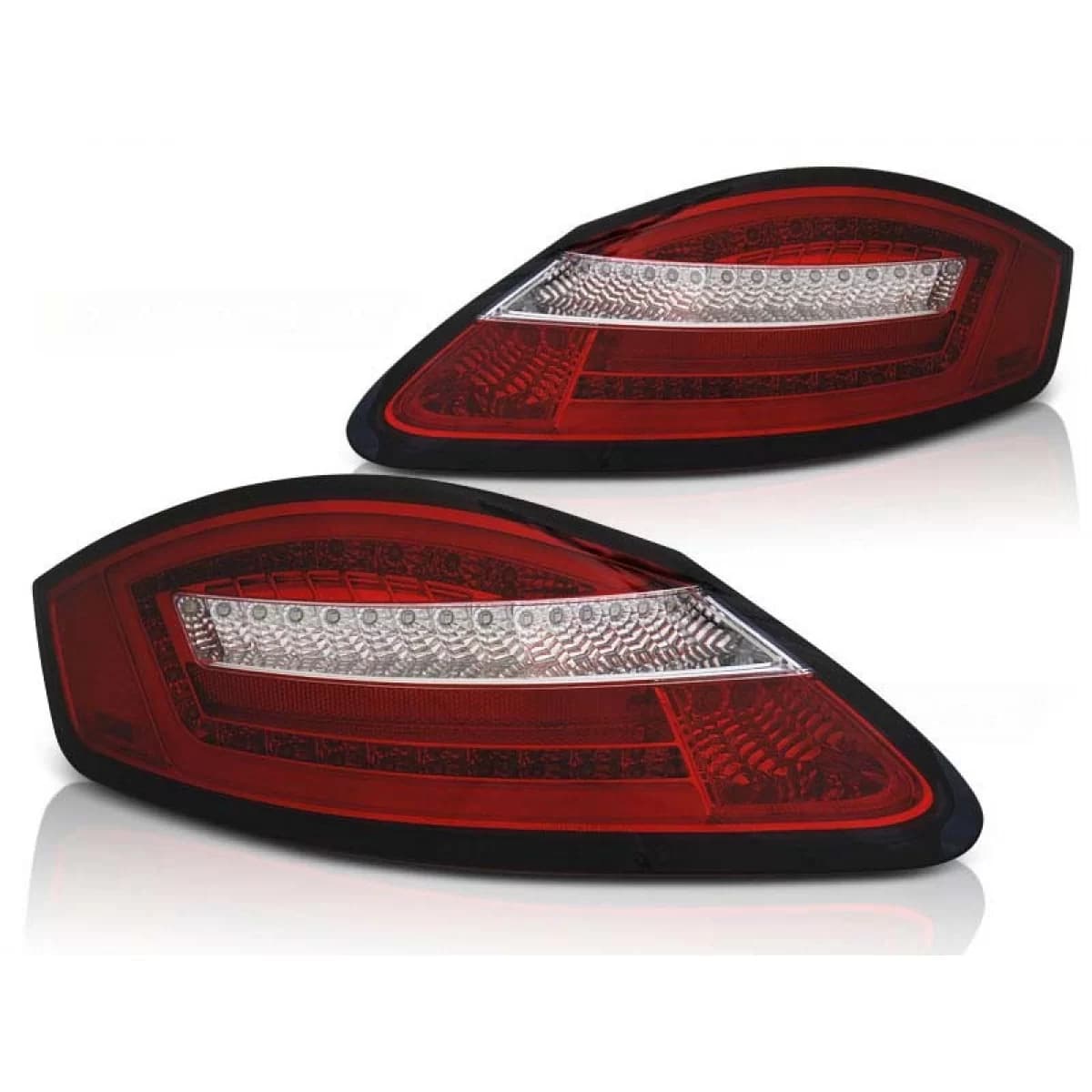 LED tuning tail light kit suitable for Porsche Boxster 987/Cayman 2005-2008 red/white, left and right