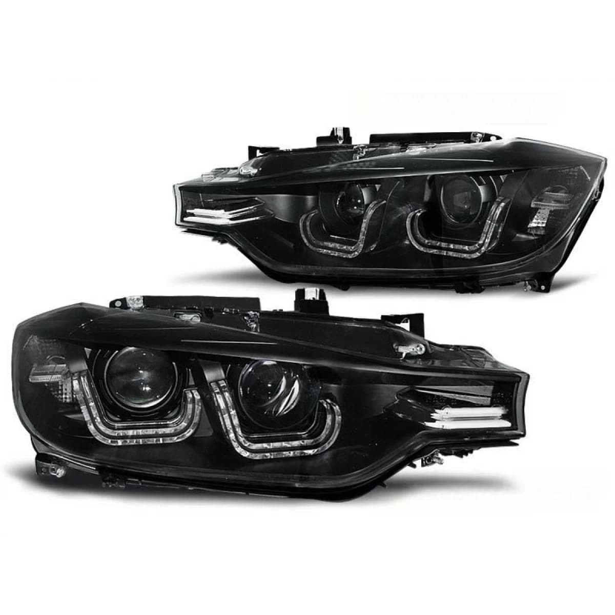 Tuning headlight kit with real DRL lights suitable for BMW 3 F30/F31 10.2011, left and right