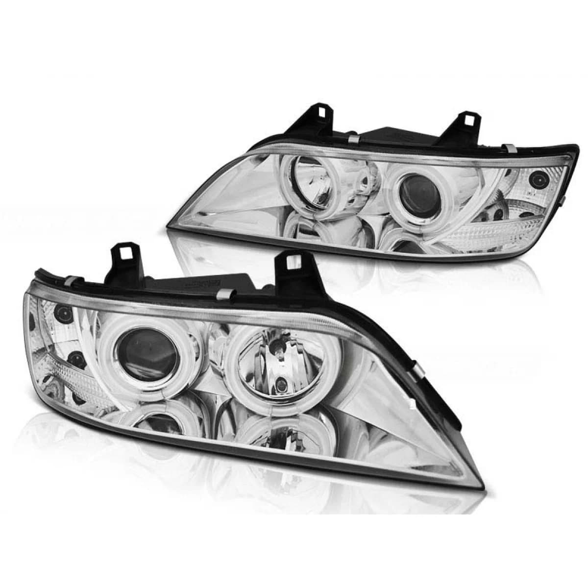 Tuning headlight kit with CCFL angel eyes suitable for BMW Z3 01.1996-2002 coupe / cabrio, left and right
