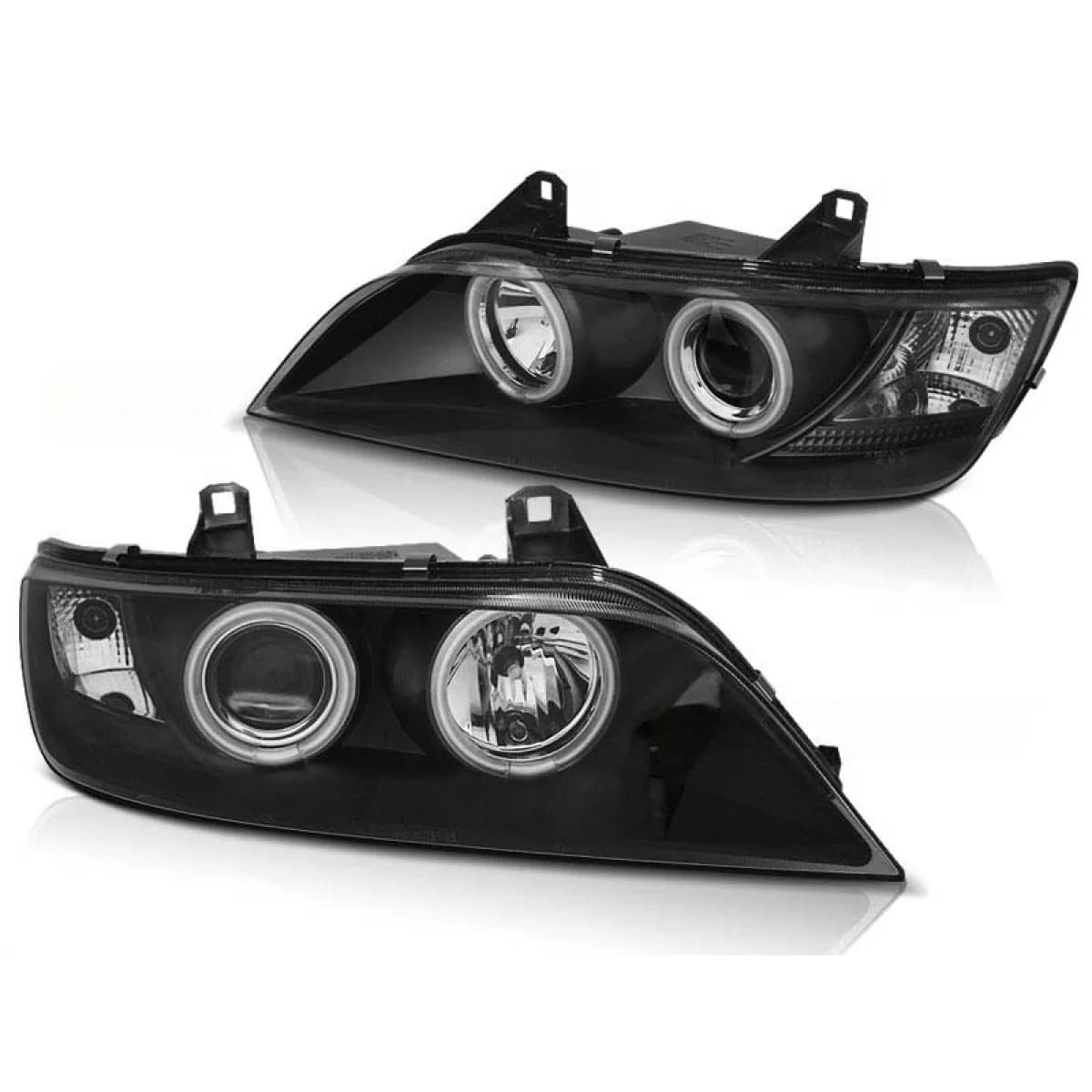 Tuning headlight set with CCFL angel eyes suitable for BMW Z3 01.1996-2002 coupe / cabrio, left and right